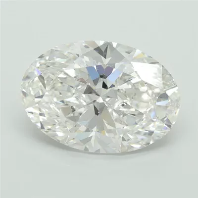 5.07ct F VVS2 Rare Carat Ideal Cut Oval Lab Grown Diamond