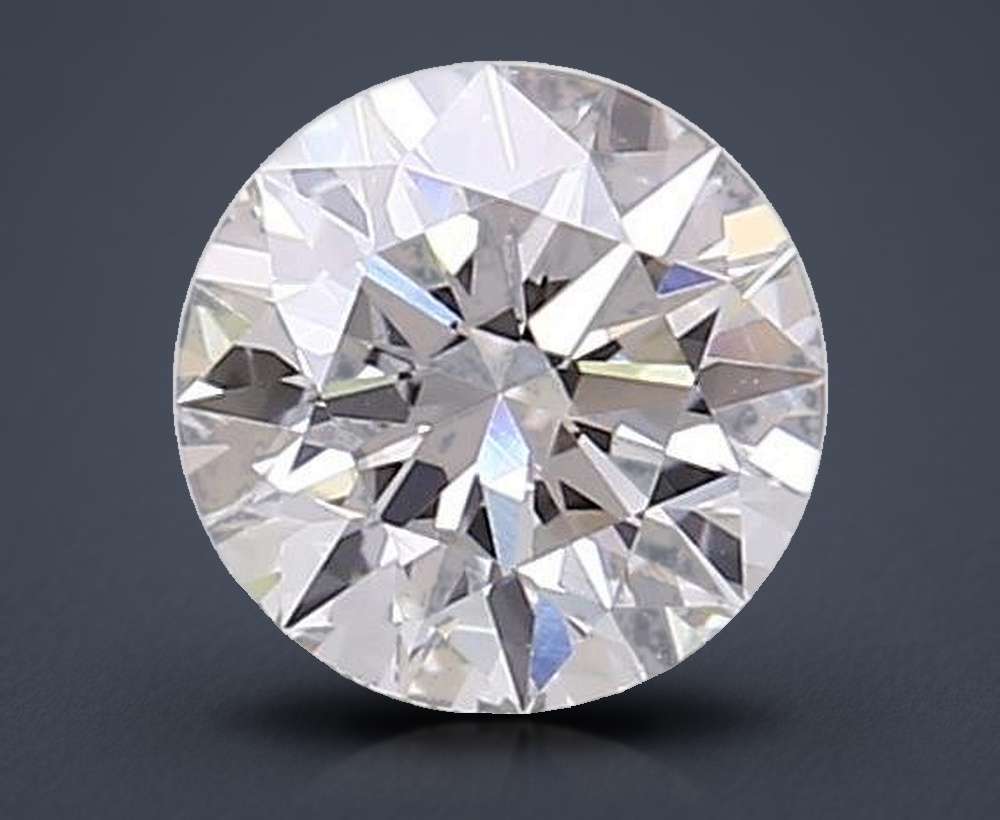 1.06ct H VVS2 Rare Carat Ideal Cut Round Lab Grown Diamond