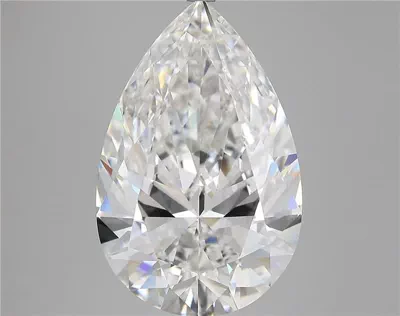 10.09ct F VVS2 Rare Carat Ideal Cut Pear Lab Grown Diamond