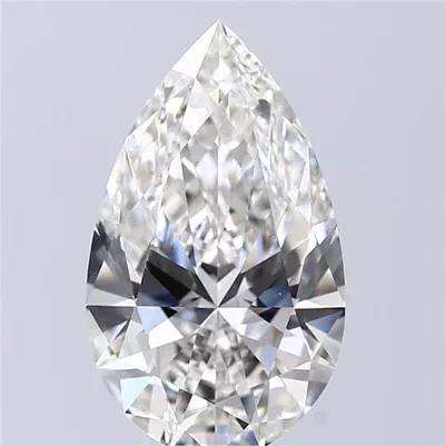 4.07ct H VS1 Rare Carat Ideal Cut Pear Lab Grown Diamond