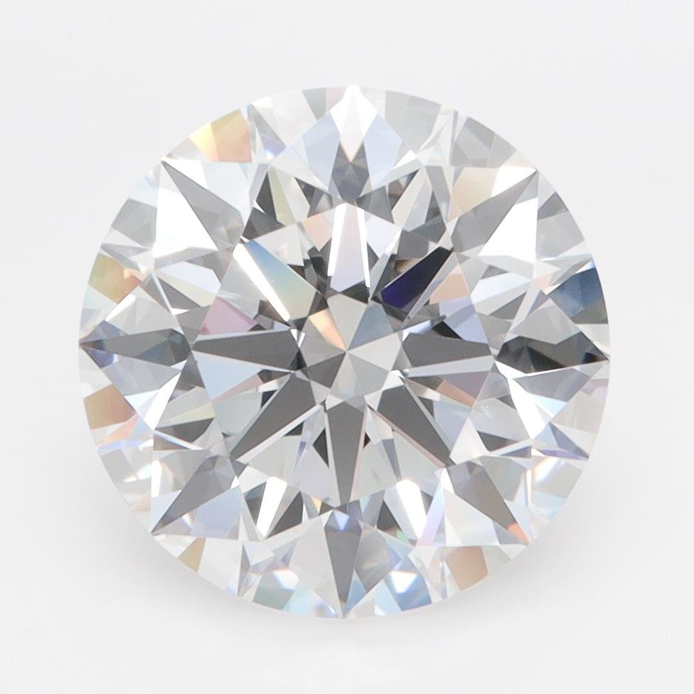 4.09ct D IF Rare Carat Ideal Cut Round Lab Grown Diamond