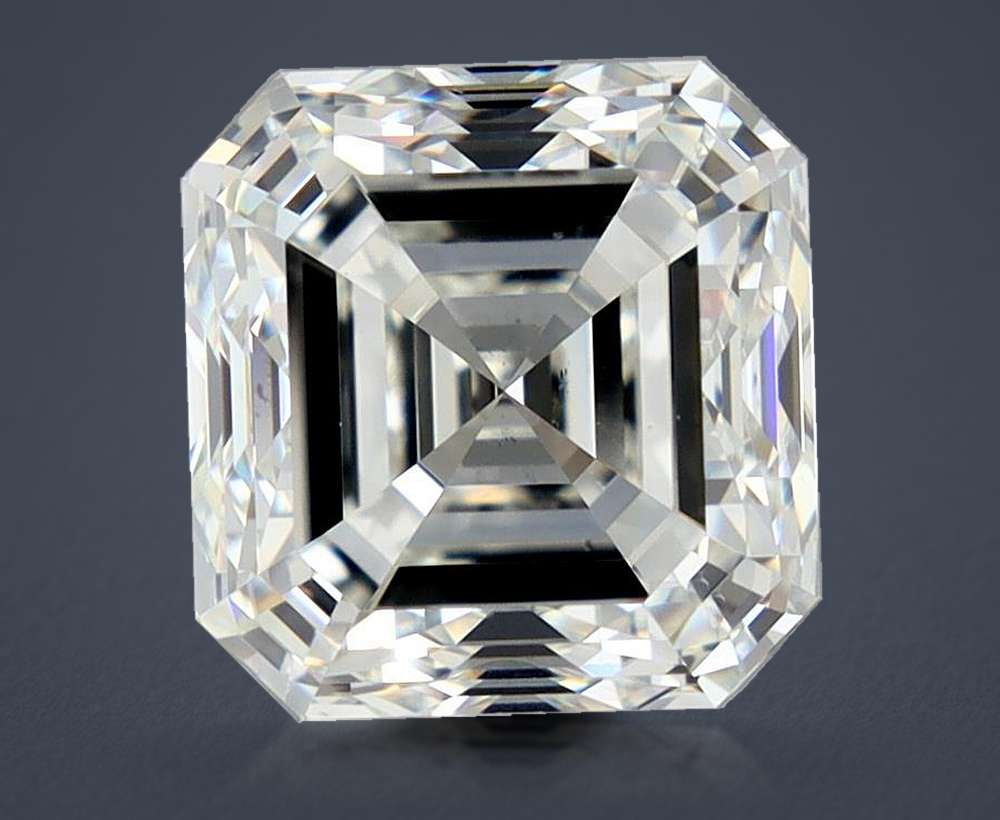 2.51ct J VS1 Very Good Cut Asscher Diamond
