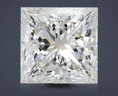 3.03ct G VVS2 Rare Carat Ideal Cut Princess Lab Grown Diamond