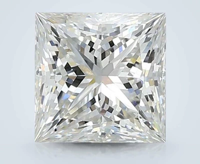 3.03ct G VVS2 Rare Carat Ideal Cut Princess Lab Grown Diamond
