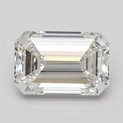 2.10ct E VS2 Rare Carat Ideal Cut Emerald Lab Grown Diamond