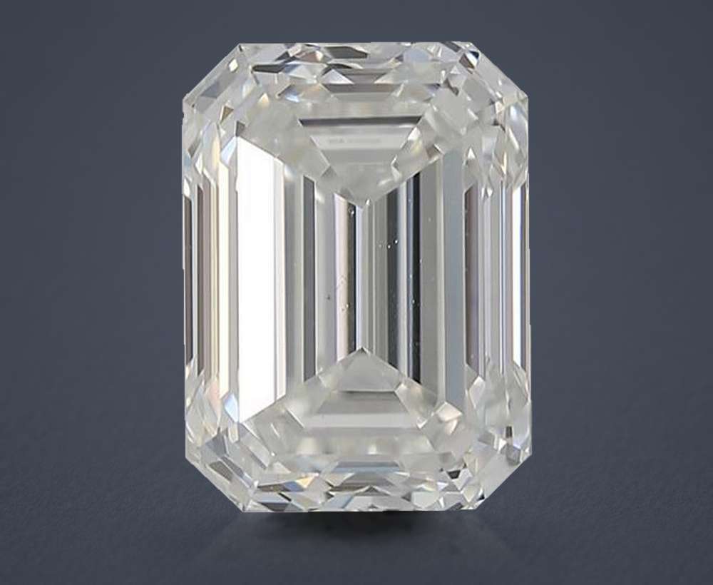 1.71ct I VS1 Rare Carat Ideal Cut Emerald Diamond