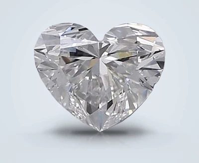 0.97ct D VVS2 Rare Carat Ideal Cut Heart Lab Grown Diamond