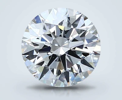 2.01ct D VVS2 Rare Carat Ideal Cut Round Lab Grown Diamond