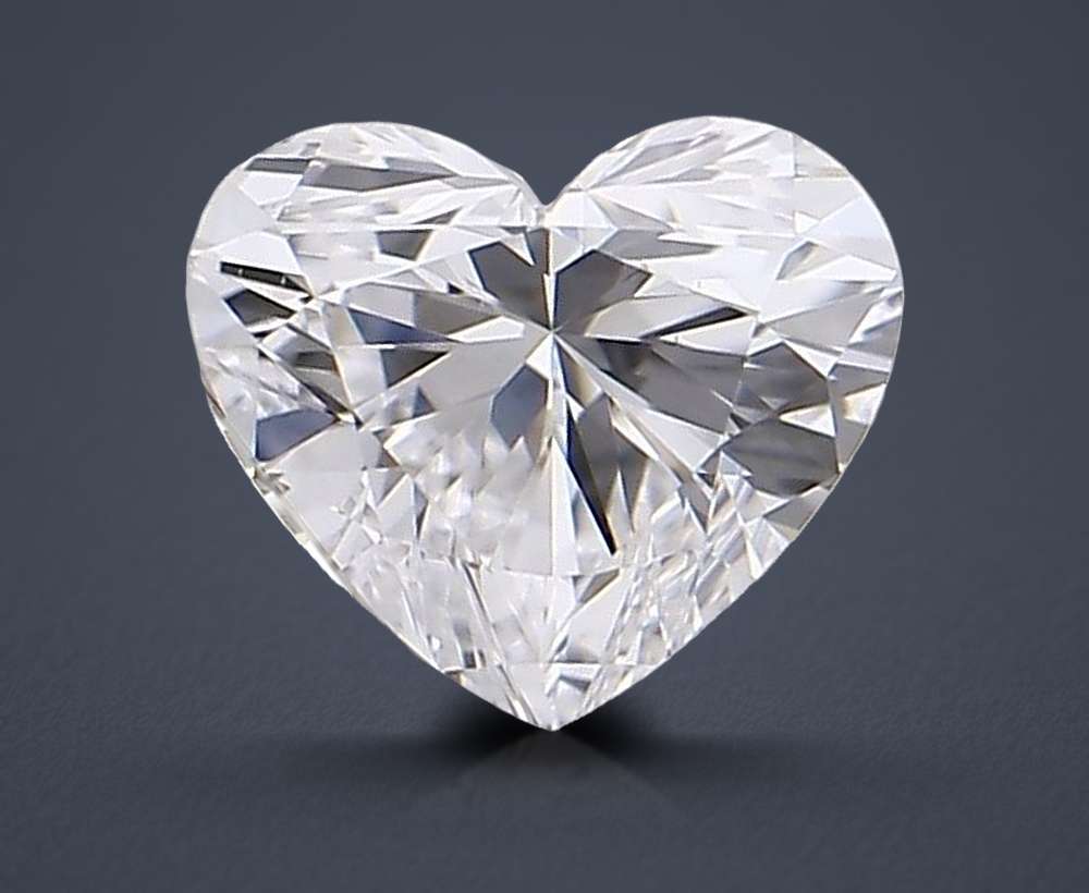 0.25ct D VVS2 Rare Carat Ideal Cut Heart Diamond