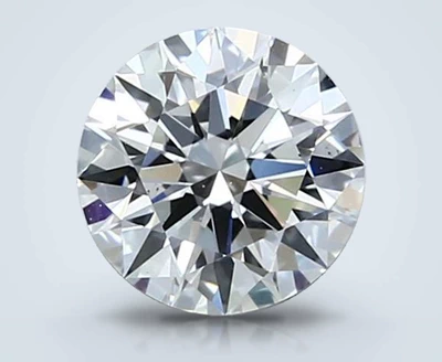 1.01ct D VS2 Rare Carat Ideal Cut Round Lab Grown Diamond