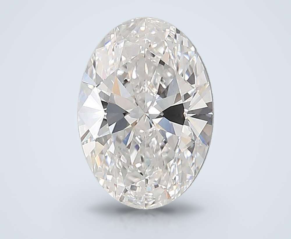 4.51ct E VS1 Rare Carat Ideal Cut Oval Lab Grown Diamond