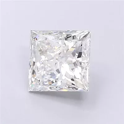4.03ct F VS1 Rare Carat Ideal Cut Princess Lab Grown Diamond