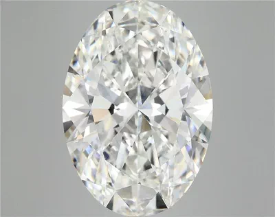 10.07ct F VVS2 Rare Carat Ideal Cut Oval Lab Grown Diamond