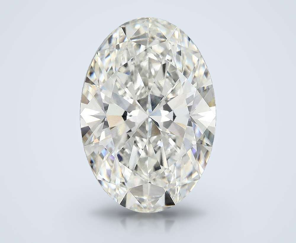 10.07ct F VVS2 Rare Carat Ideal Cut Oval Lab Grown Diamond