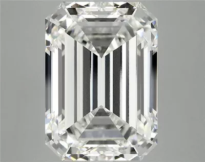 11.08ct F VS1 Excellent Cut Emerald Lab Grown Diamond