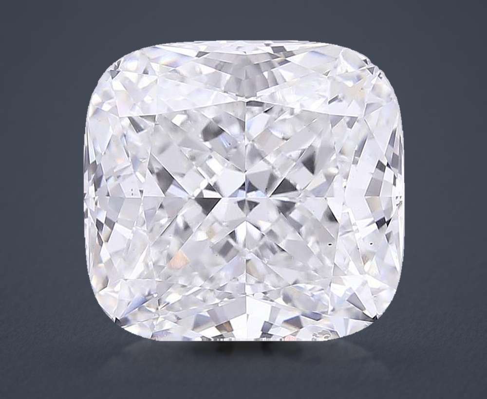 15.28ct F VS2 Rare Carat Ideal Cut Cushion Lab Grown Diamond