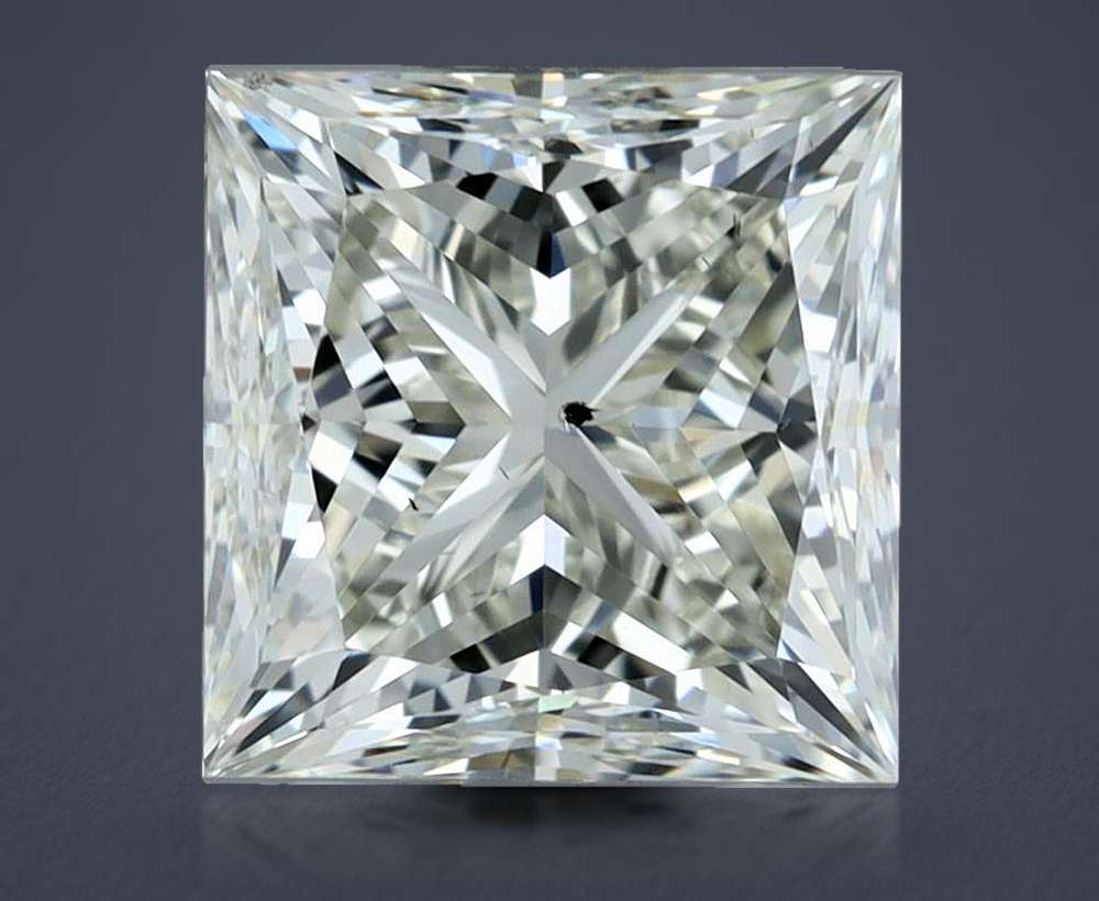 2.03ct I SI1 Rare Carat Ideal Cut Princess Diamond