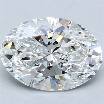 2.10ct E VVS2 Rare Carat Ideal Cut Oval Lab Grown Diamond