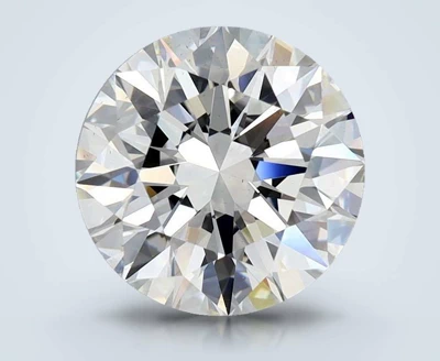 4.01ct H SI1 Rare Carat Ideal Cut Round Diamond