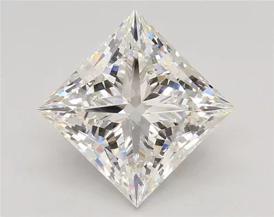 5.06ct G VS1 Rare Carat Ideal Cut Princess Lab Grown Diamond