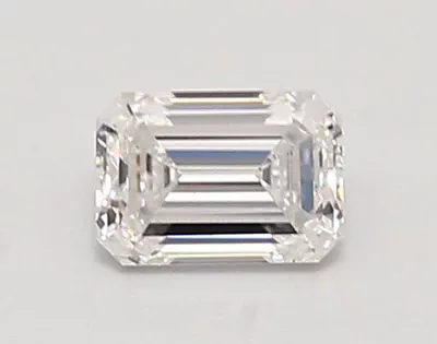 0.89ct D VVS2 Excellent Cut Emerald Lab Grown Diamond