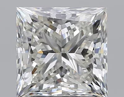 2.50ct J SI1 Rare Carat Ideal Cut Princess Diamond