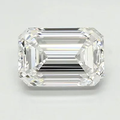 0.96ct D VS1 Rare Carat Ideal Cut Emerald Lab Grown Diamond
