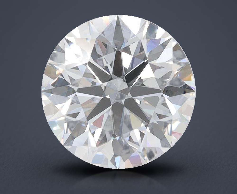 3.27ct D IF Rare Carat Ideal Cut Round Lab Grown Diamond