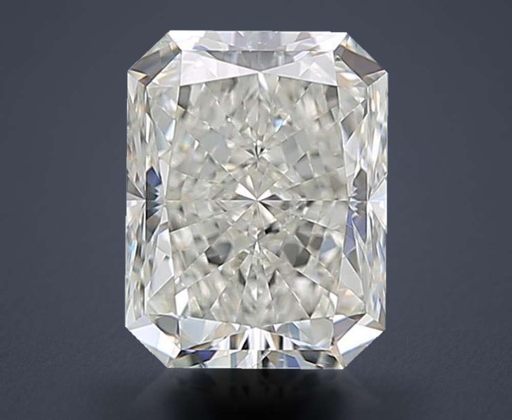 1.51ct J SI2 Rare Carat Ideal Cut Radiant Diamond