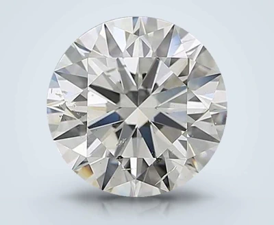 3.11ct J SI2 Rare Carat Ideal Cut Round Diamond