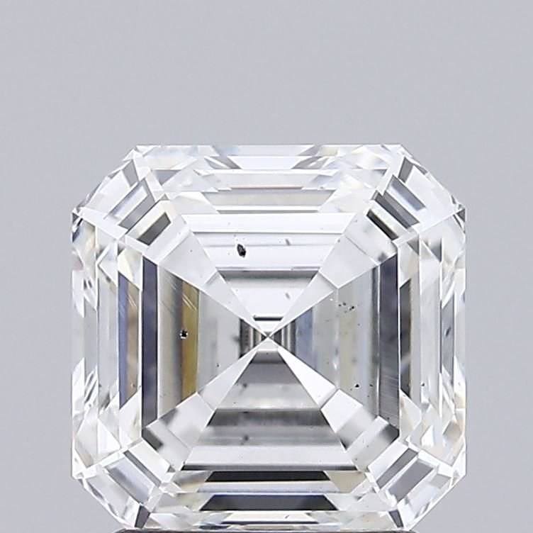 2.18ct F VS2 Rare Carat Ideal Cut Asscher Lab Grown Diamond
