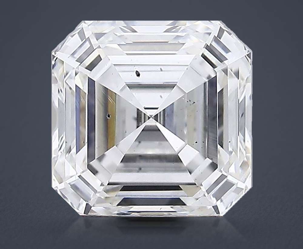 2.18ct F VS2 Rare Carat Ideal Cut Asscher Lab Grown Diamond