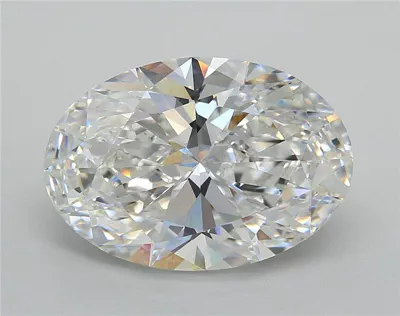 6.02ct E VVS2 Rare Carat Ideal Cut Oval Lab Grown Diamond