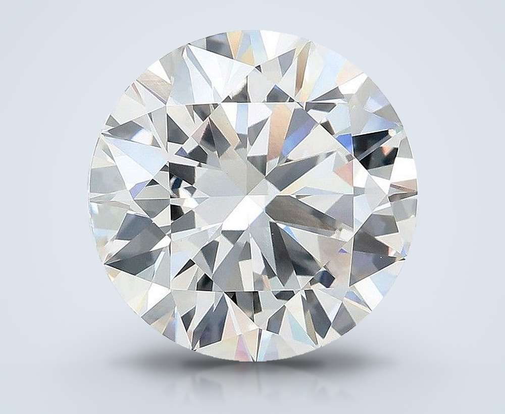 8.03ct E VVS2 Excellent Cut Round Lab Grown Diamond