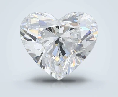 1.41ct D FL Rare Carat Ideal Cut Heart Lab Grown Diamond