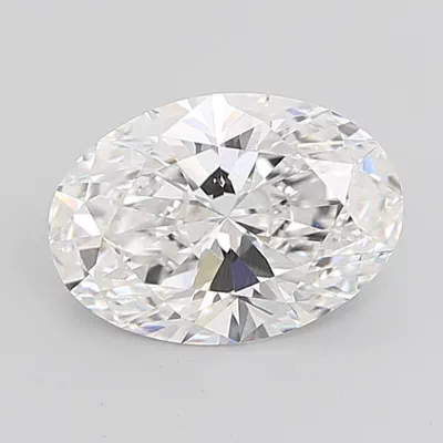 5.04ct E VVS2 Rare Carat Ideal Cut Oval Lab Grown Diamond