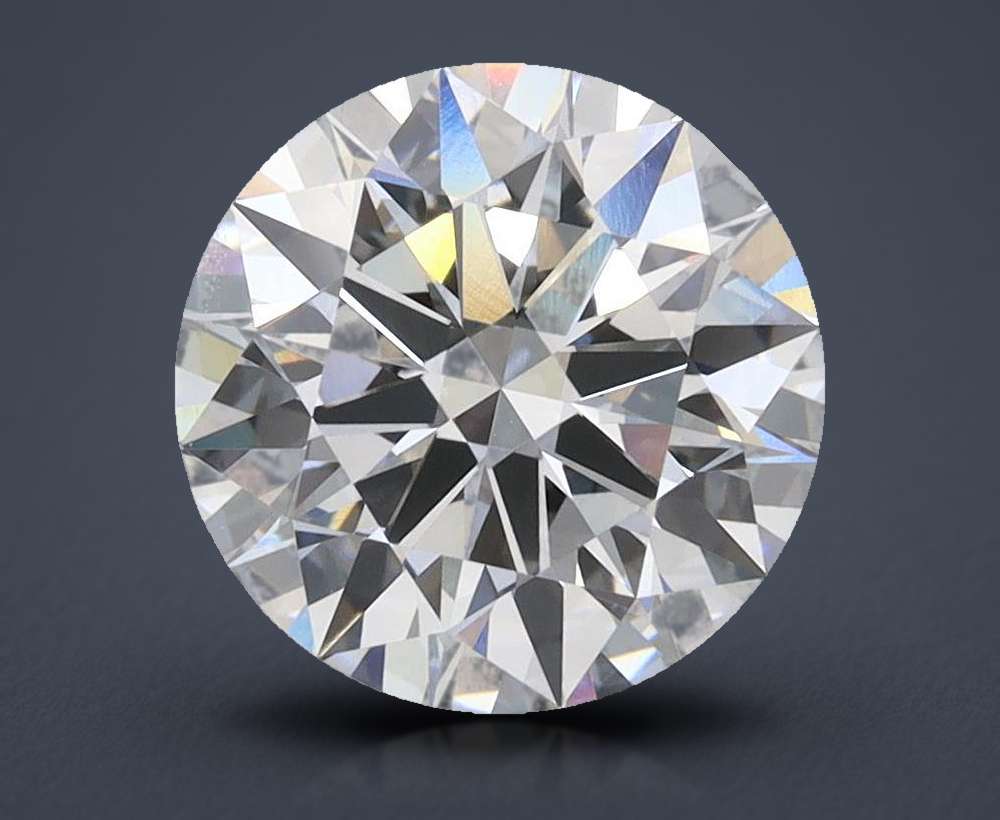 2.57ct E IF Rare Carat Ideal Cut Round Lab Grown Diamond