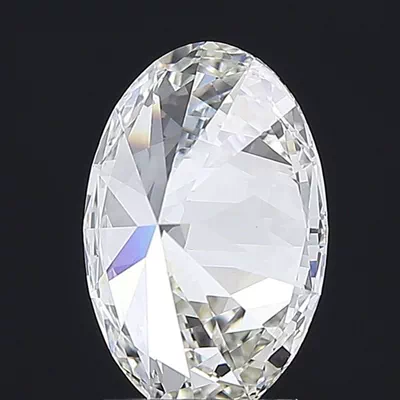 3.08ct H VS2 Rare Carat Ideal Cut Oval Lab Grown Diamond