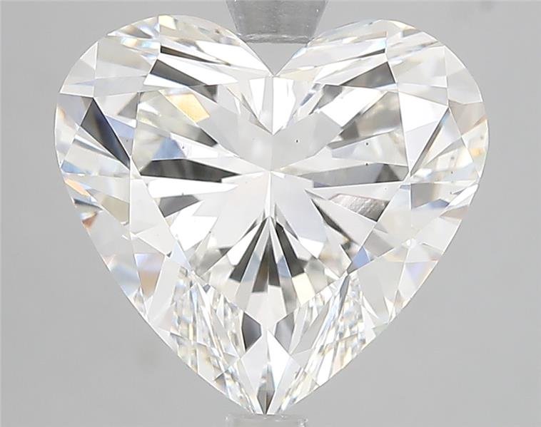 5.01ct F VS1 Rare Carat Ideal Cut Heart Lab Grown Diamond