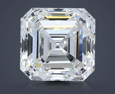 1.80ct H VVS2 Rare Carat Ideal Cut Asscher Diamond