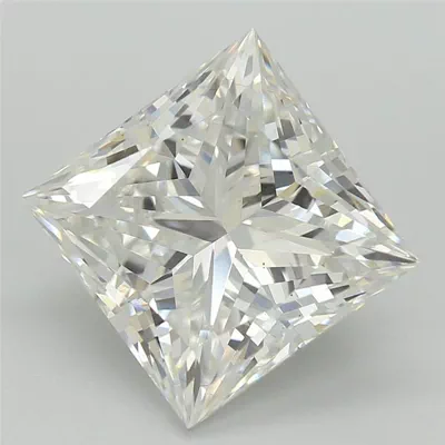 2.65ct F VS2 Rare Carat Ideal Cut Princess Lab Grown Diamond