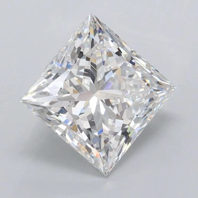2.06ct E VVS1 Rare Carat Ideal Cut Princess Lab Grown Diamond