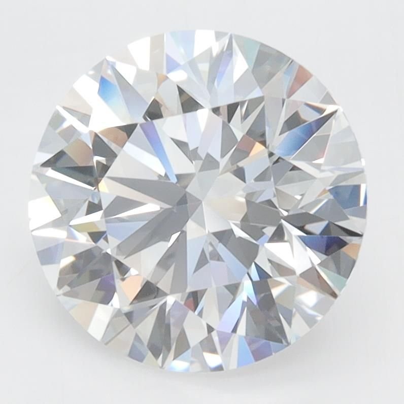 3.01ct D VVS2 Rare Carat Ideal Cut Round Lab Grown Diamond