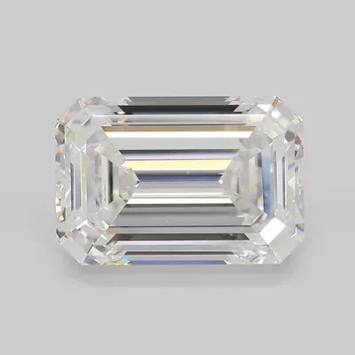 7.09ct E VS2 Rare Carat Ideal Cut Emerald Lab Grown Diamond