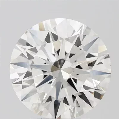 3.45ct H VS2 Excellent Cut Round Lab Grown Diamond
