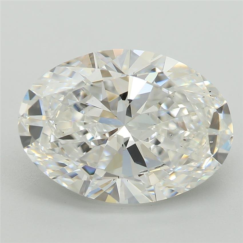 3.28ct D VS2 Very Good Cut Oval Lab Grown Diamond