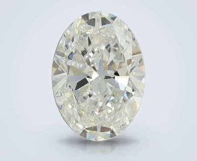 3.28ct D VS2 Very Good Cut Oval Lab Grown Diamond