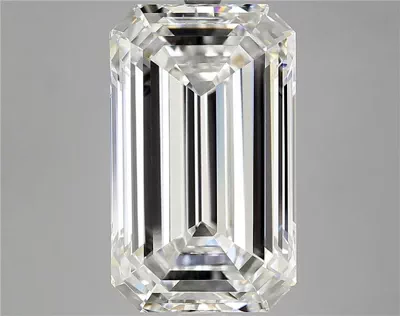 11.58ct F VVS2 Rare Carat Ideal Cut Emerald Lab Grown Diamond