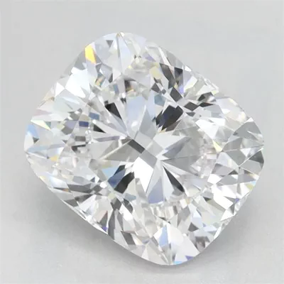2.01ct D VVS1 Very Good Cut Cushion Lab Grown Diamond