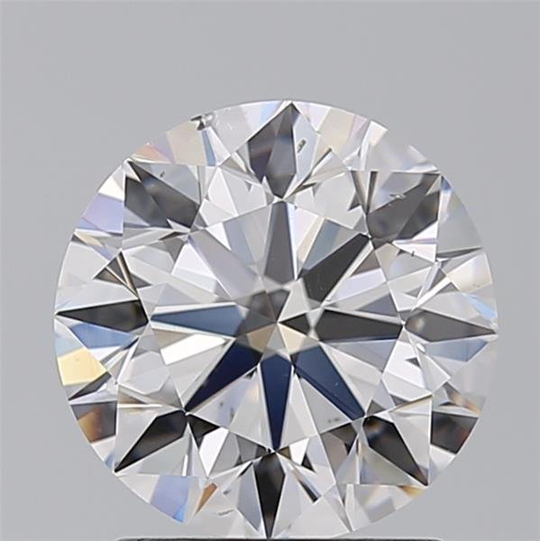 2.01ct E SI1 Rare Carat Ideal Cut Round Diamond